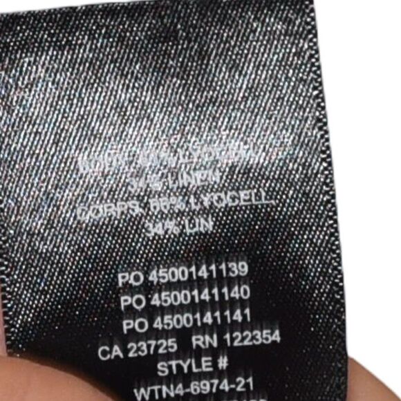 Wilfred Faded Black Linen Pleated High Waist Shorts Women’s Size 2 Minimalist - Picture 7 of 8